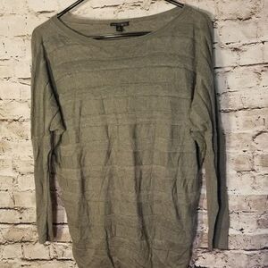 Women's Shirt Small Gray Long sleeve 100% Linen